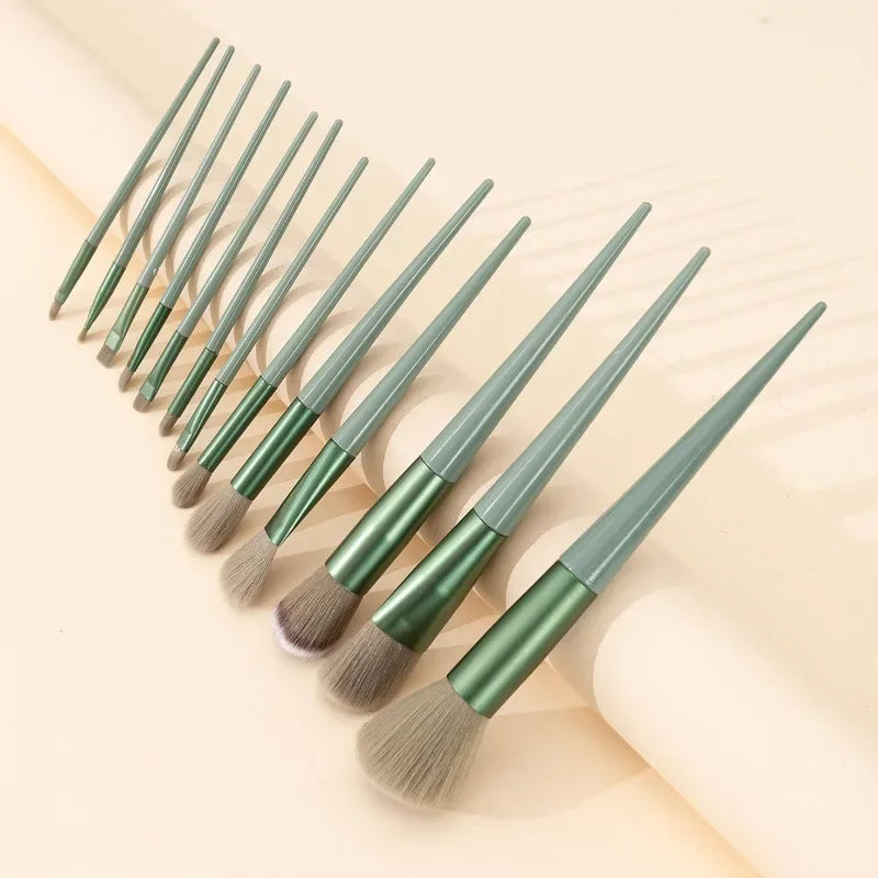 13pcs Makeup Brushes Cosmetic Full Set 3 Colors Soft Hair Female Make Up Tools Foundation Brush Eyeshadow Complete Kit